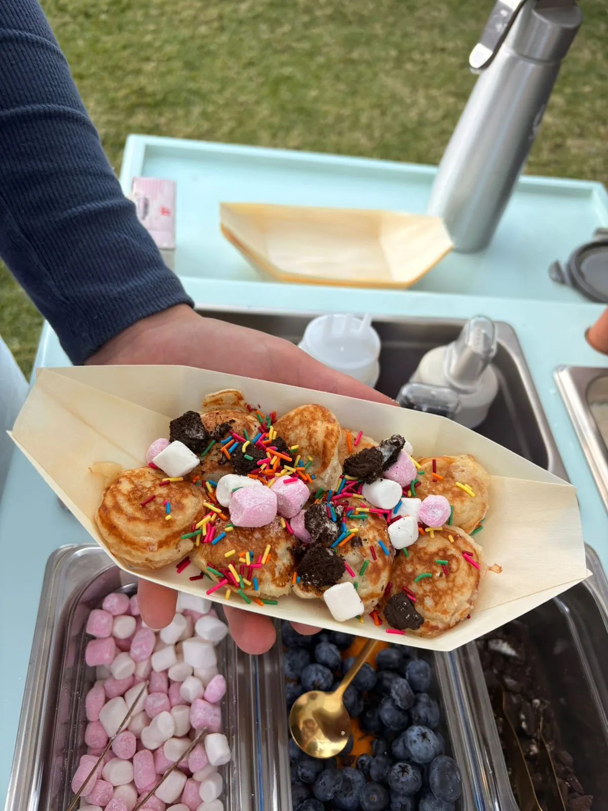 Crumpet cart hire for events