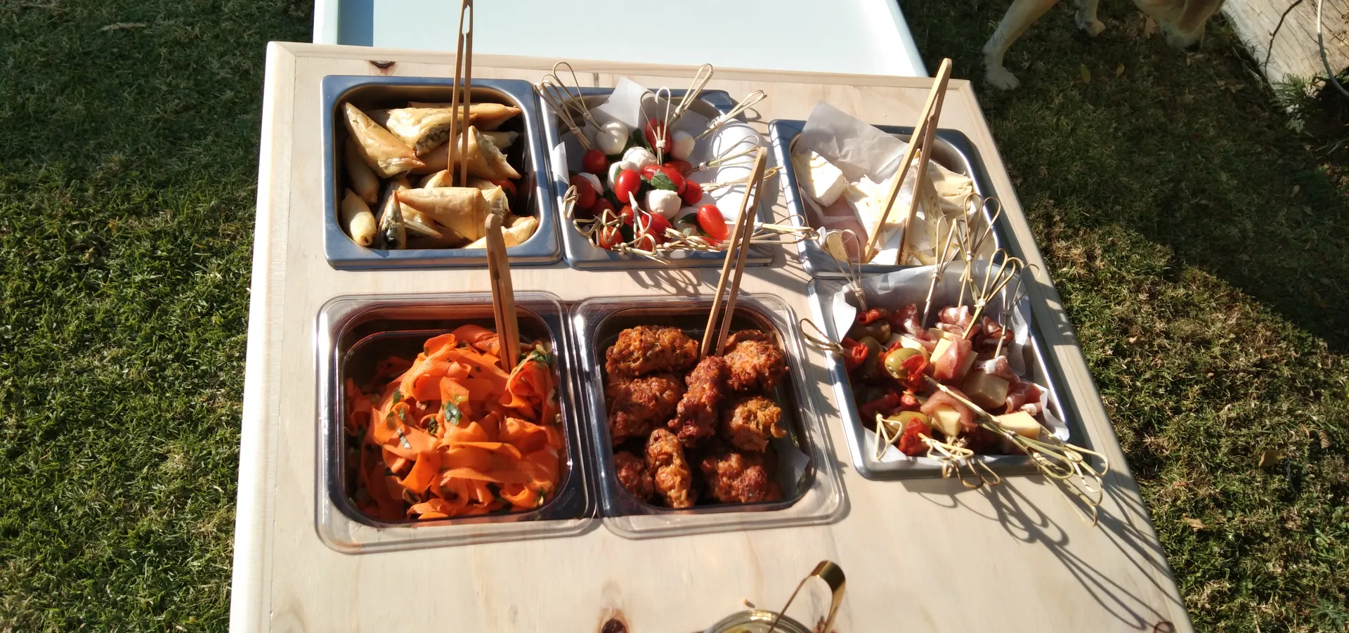 Charcuterie cart hire for events